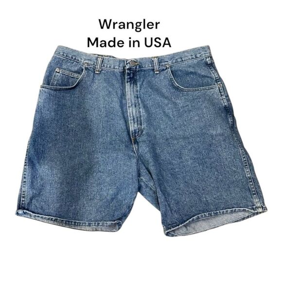 Wrangler Silver edition Jean shorts 42. 100% cotton made I. The USA - Picture 1 of 11